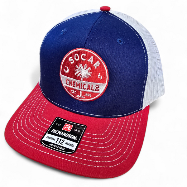 Socar Chemical Logo Hat - Richardson Trucker hat with the new Socar Logo