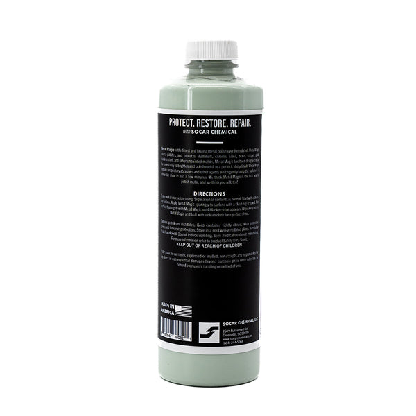 Metal Magic Metal Polish (use by hand or with machine)