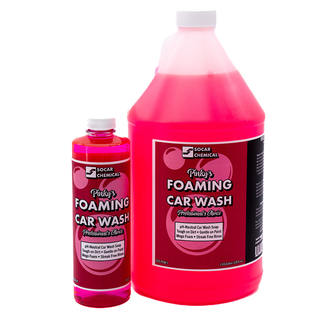 Car Wash with Pink Foam. AI Generated Stock Illustration - Illustration of  dirt, manual: 273265289