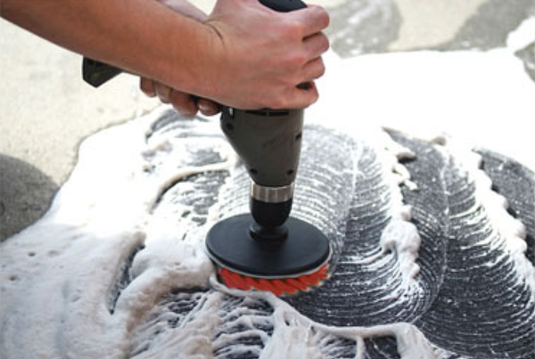 Heavy-Duty Cordless Drill Brush