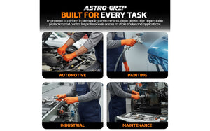 Astro-Grip® Powder-Free Exam Grade Nitrile Disposable Gloves - 7 Mil - 100PK