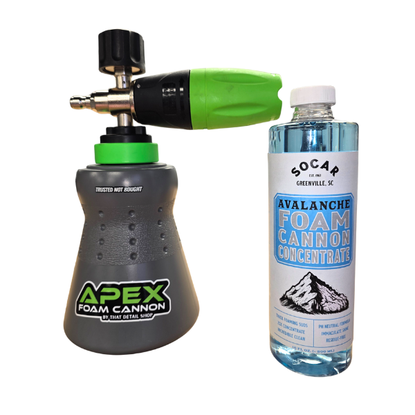 TDS APEX Foam Cannon and AVALANCHE Foam Cannon Concentrate COMBO