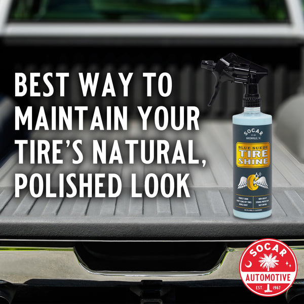 Blue Suede Tire Shine with Protect Shield Formula™