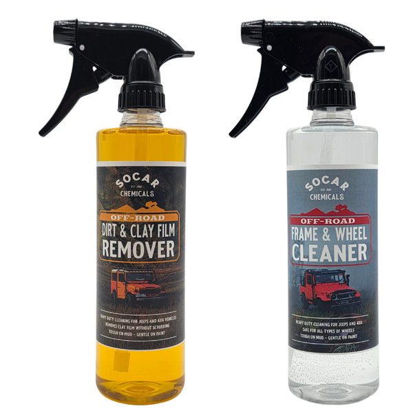 SOCAR Off-Road Frame & Wheel Combo – Heavy-Duty Wheel & Undercarriage Wash for OFFROAD Trucks, SUVs & Cars – Removes Brake Dust, Mud & Road Grime