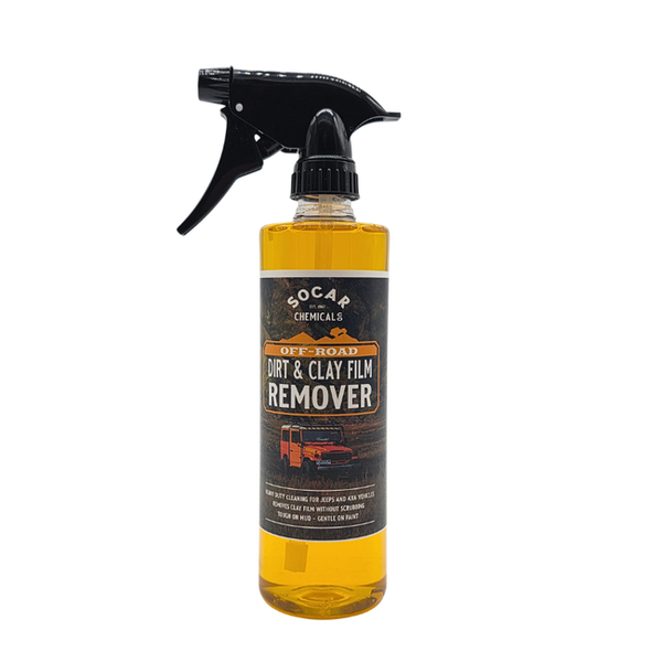 SOCAR Off-Road Dirt & Clay Film Remover Spray – Heavy-Duty Car Exterior Cleaner for Mud, Grime & Road Film – Safe on Paint, Wheels & Trim