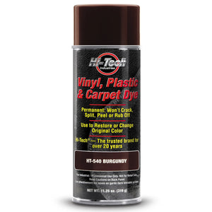 Hi-Tech Automotive Vinyl, Plastic, Leather, and Carpet Dye - 34 OEM Colors