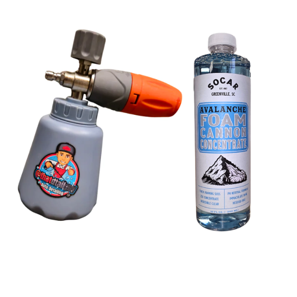 TDS Pro V1 Foam Cannon and AVALANCHE Foam Cannon Concentrate Combo