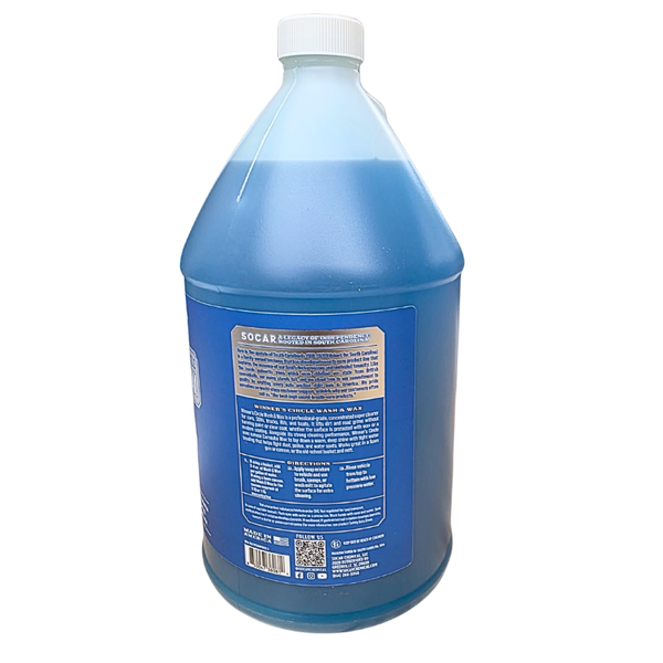 SOCAR Wash n Wax - pH Neutral Car Wash Soap Infused with Carnauba Wax