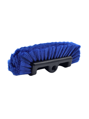 Hi-Tech 14” Car Wash Brush Head – Soft Bristles for Cars, Trucks, RVs, Boats, Campers – Multi-Level Design – Fits Threaded Handles – Flow-Thru Capable
